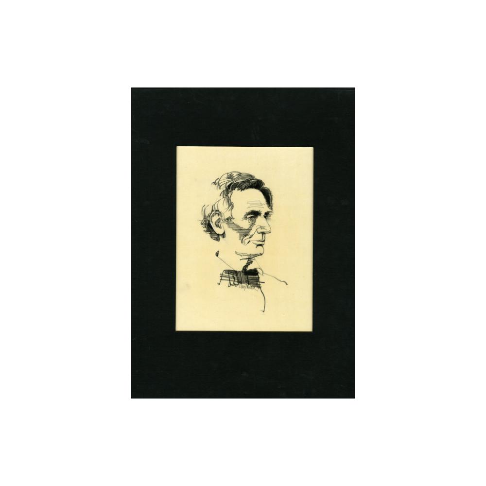 Image: Right Profile Sketch of Abraham Lincoln
