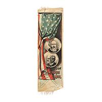 Image: Benjamin Harrison campaign ribbon