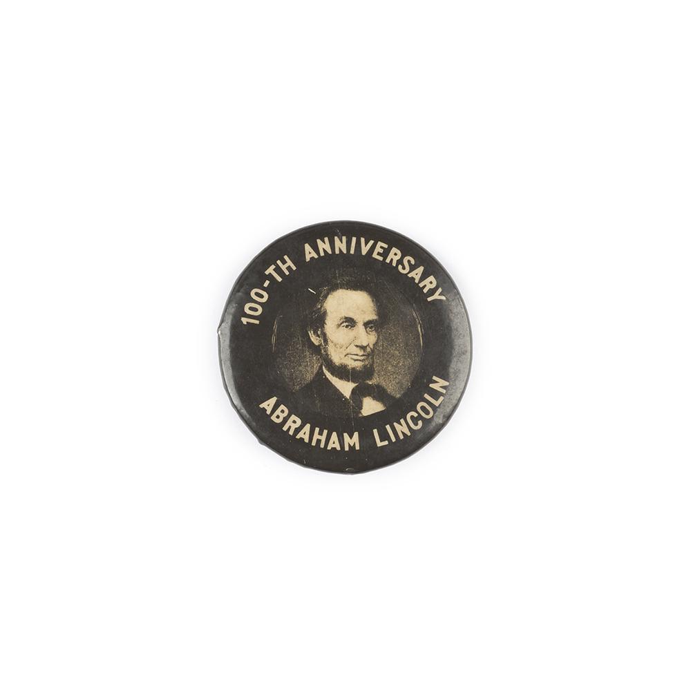 Image: Abraham Lincoln centennial pin