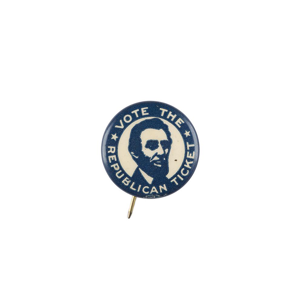 Image: Abraham Lincoln campaign pin