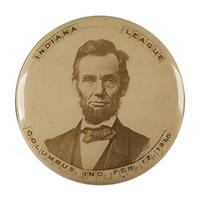 Image: Indiana League Lincoln pin