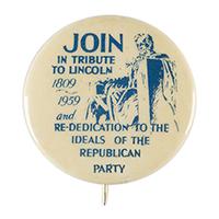 Image: Lincoln Tribute pin