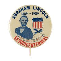 Image: Lincoln Sesquicentennial pin