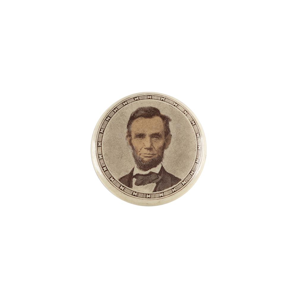 Image: Abraham Lincoln  political tab button