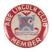 Image: Abe Lincoln Club pin