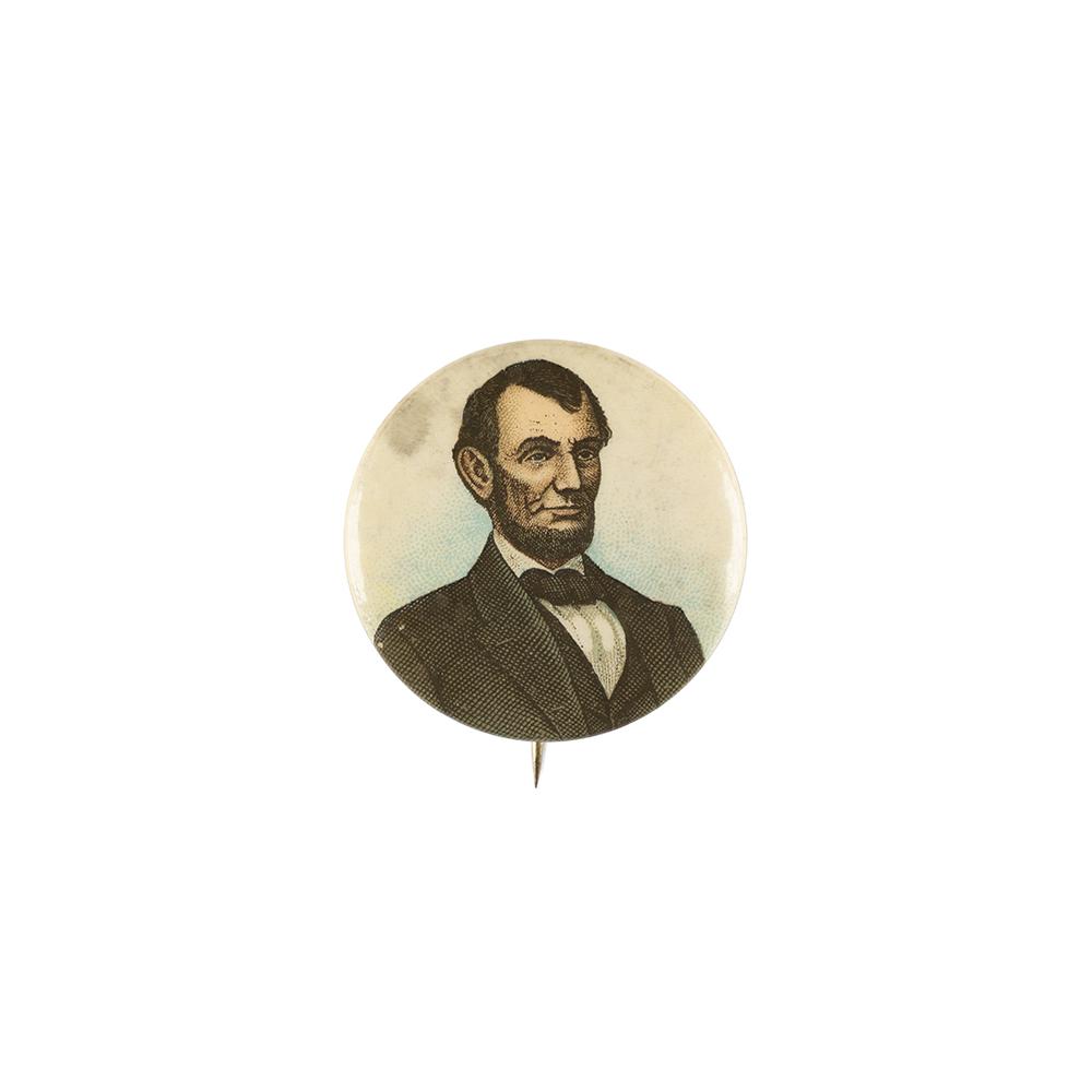 Image: 33mm Lincoln pinback button
