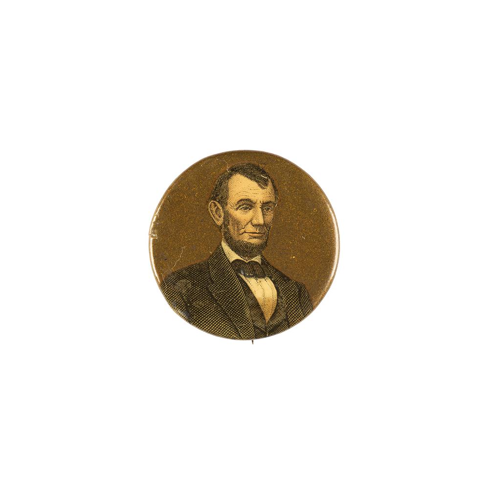 Image: 32 mm Lincoln pinback button