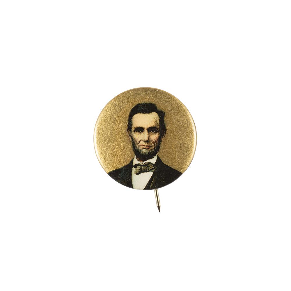 Image: 32 mm Lincoln pinback button