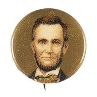 Image: 22 mm Lincoln pinback button