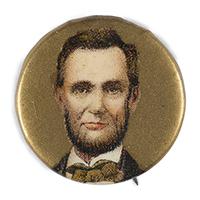 Image: 22 mm Lincoln pinback button