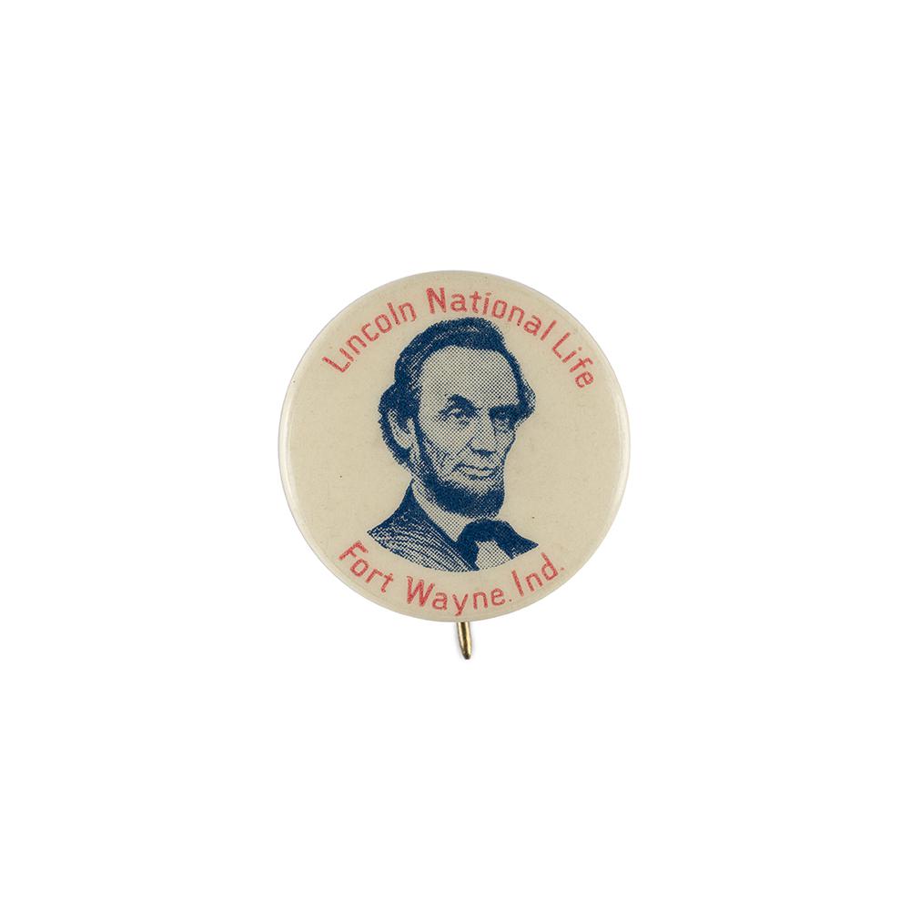 Image: 23 mm Lincoln celluloid pinback button