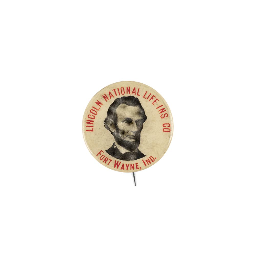 Image: 23 mm Lincoln celluloid pinback button