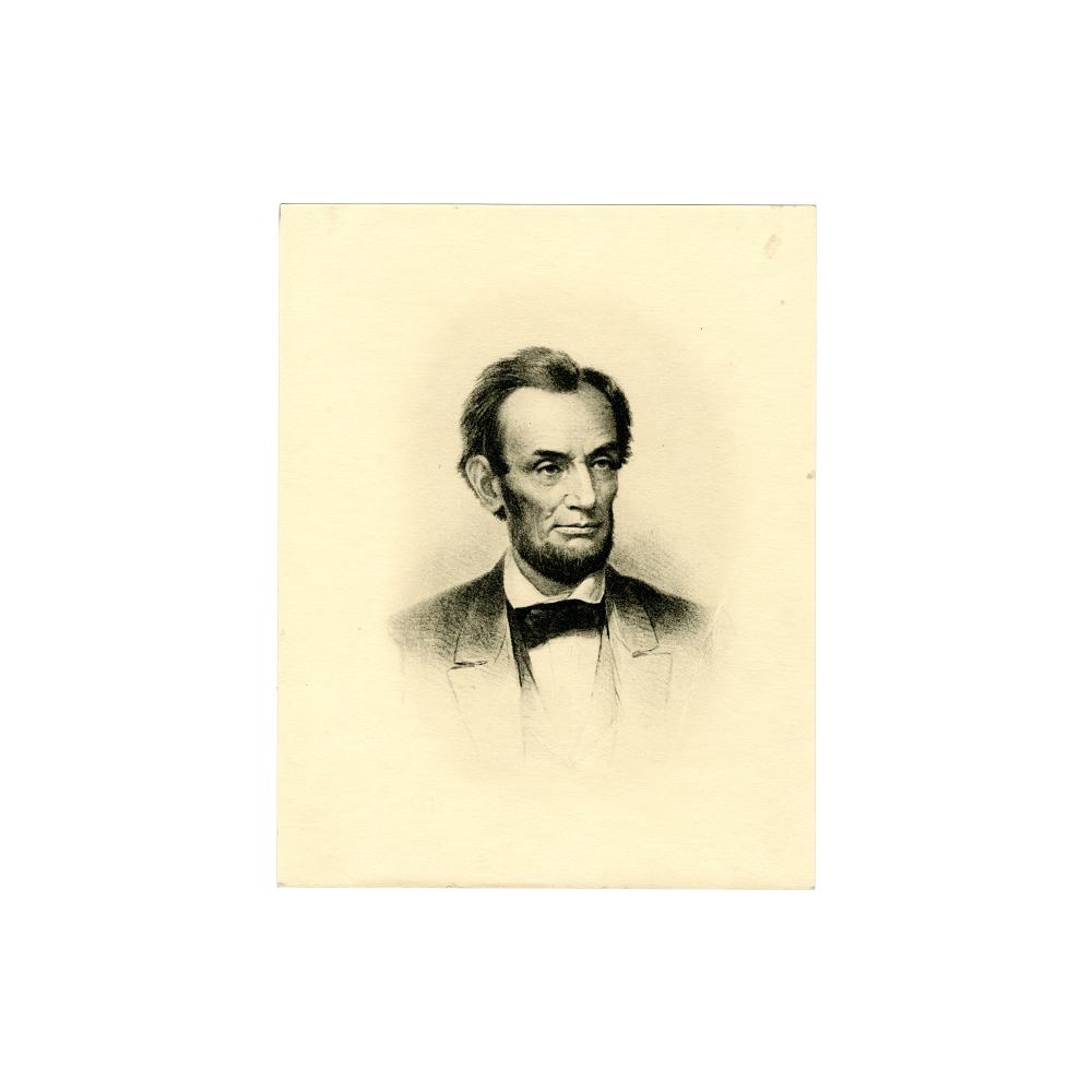 Image: Etching of Lincoln